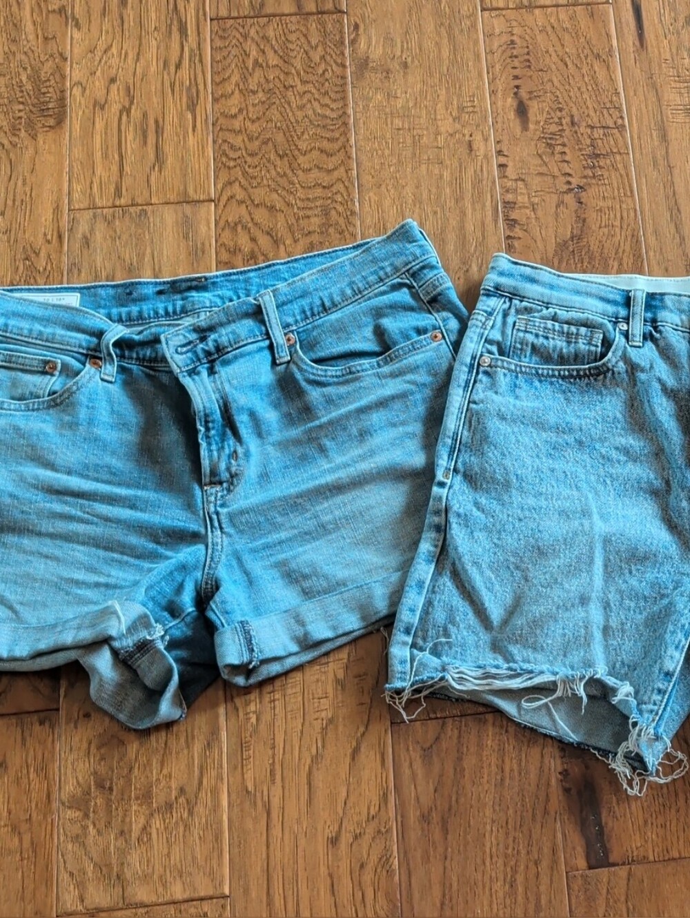 Lot Of Women’s Light Blue Denim Shorts - Classic Casual Style